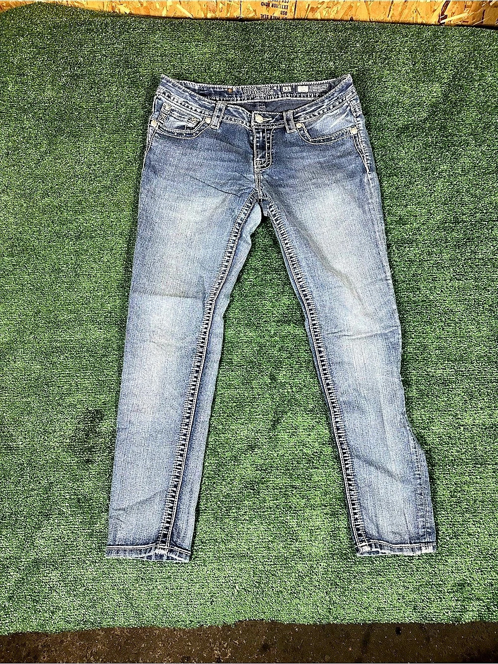 Miss Me Signature Skinny Jeans Blue Waist 31